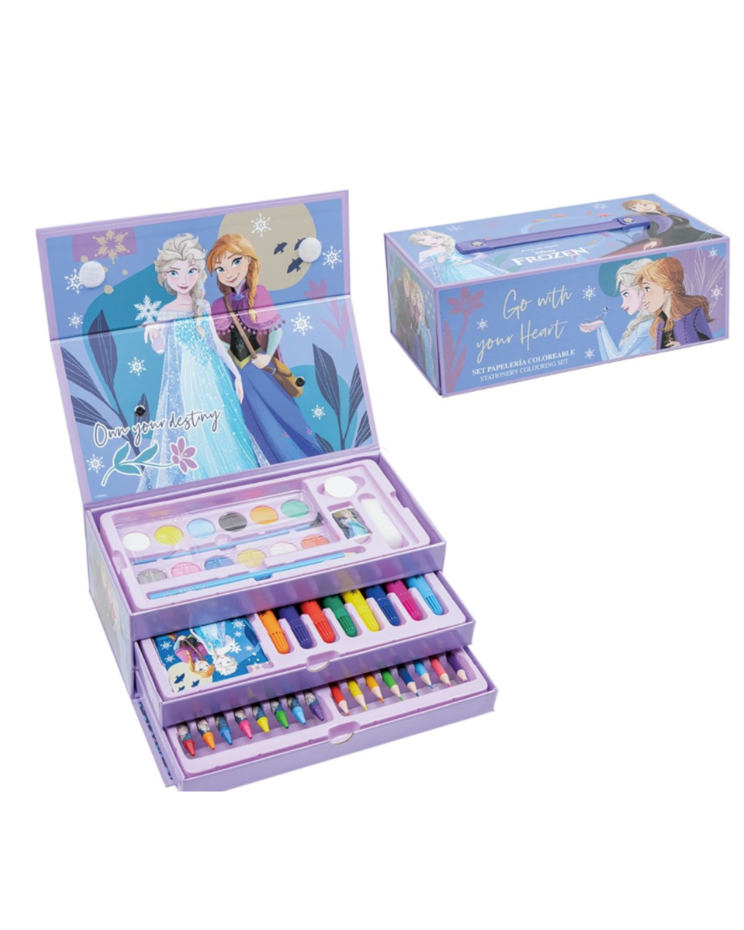 Disney Frozen 43-Piece Colouring Stationery Set (Frozen Colouring Set)- 270000830