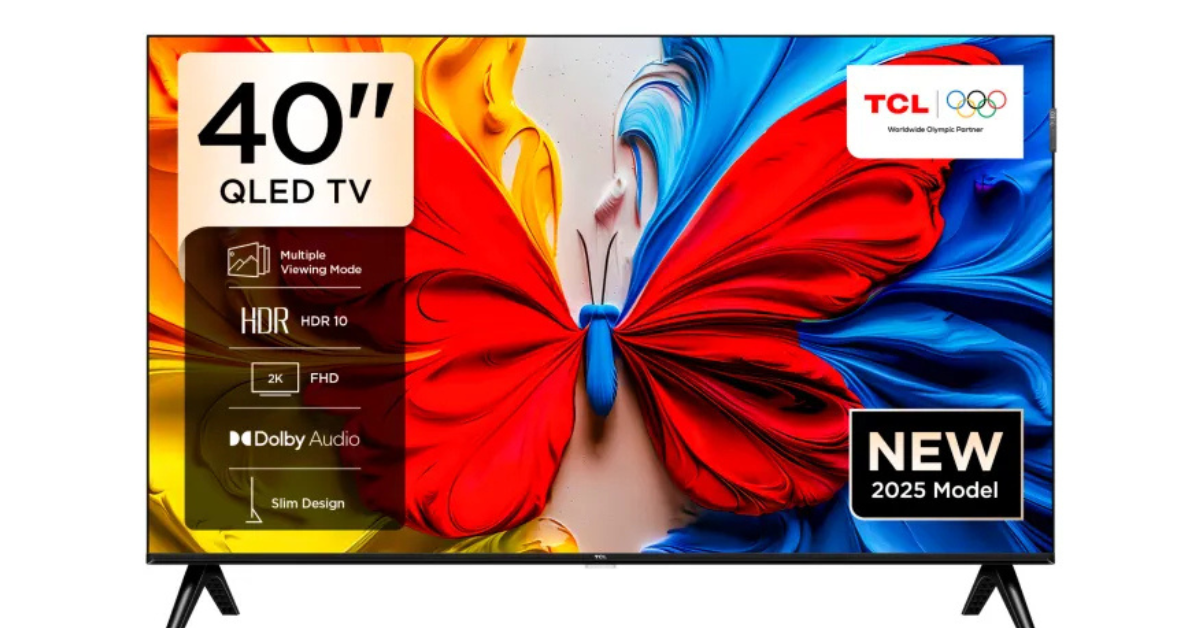 TCL 40" FHD QLED Google Smart TV with HDR10 - 40S5K