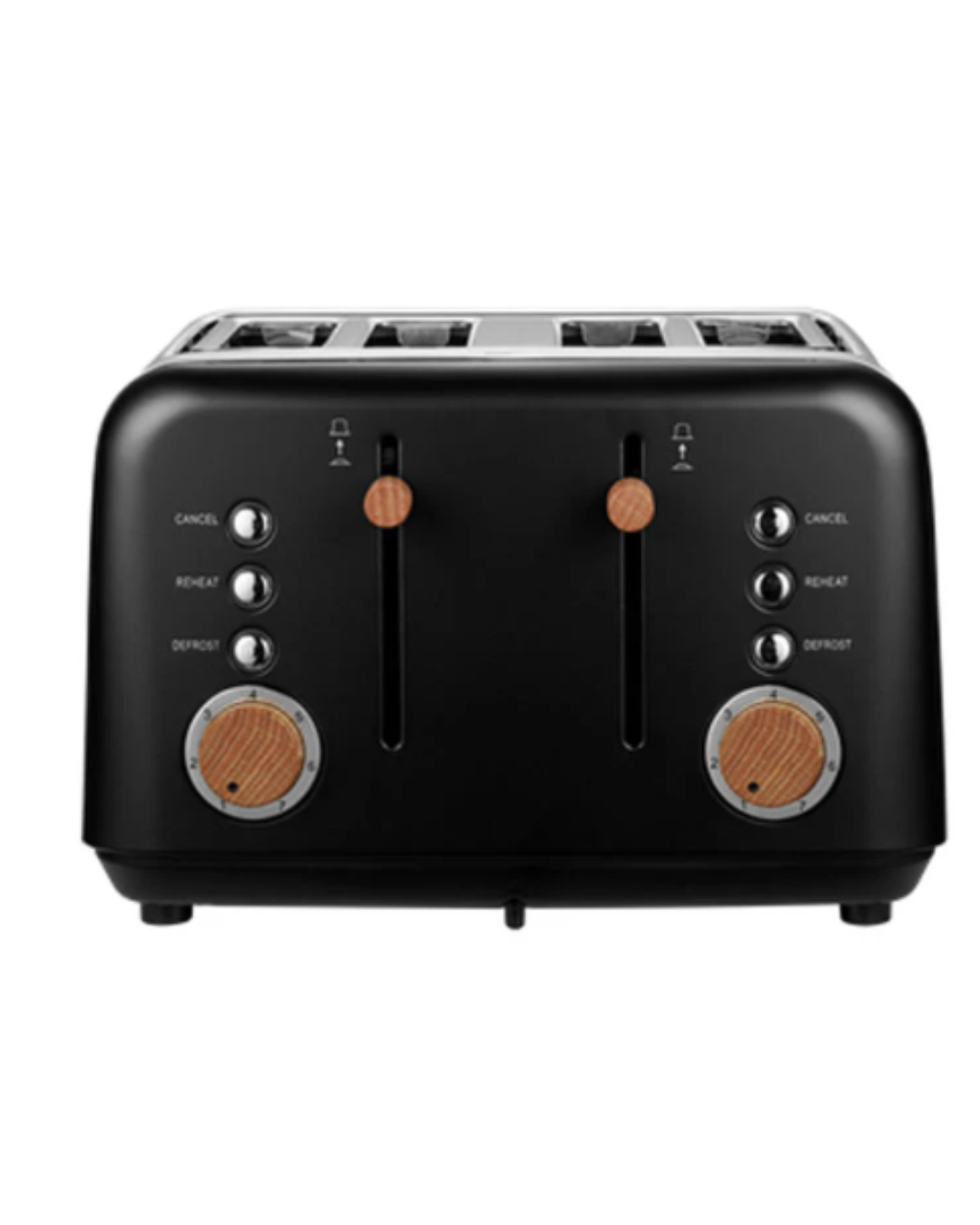 Boden Stark Anson Collection 4 Slice Toaster Black- BS-TS401B