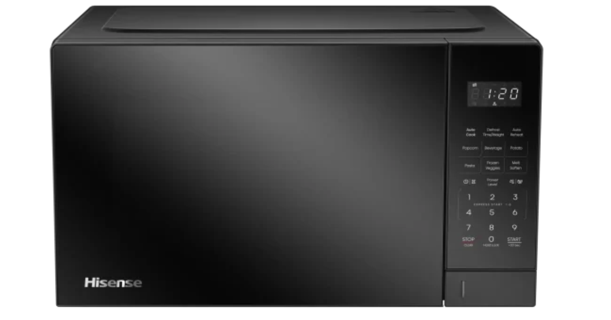 HISENSE 34L 1000W MICROWAVE BLACK - H34MOBS17