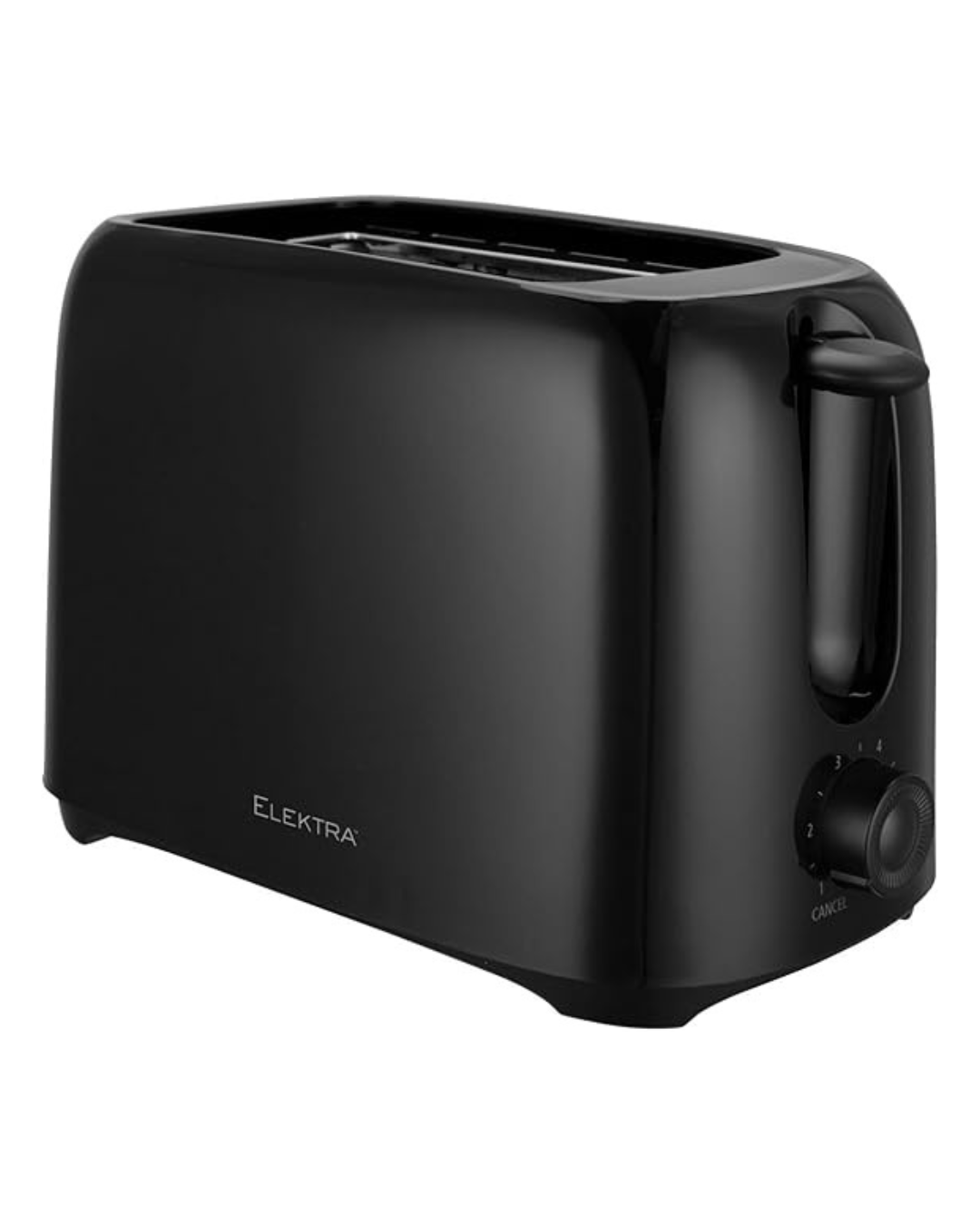 Elektra 2 Slice Toaster Browning Control Defrost Reheat Black- SEL-ETP03B